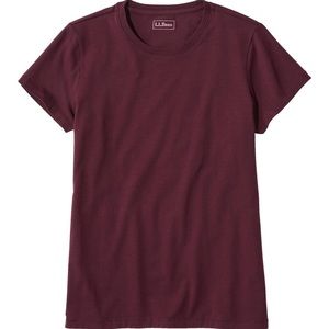L.L. Bean Burgundy T-shirt